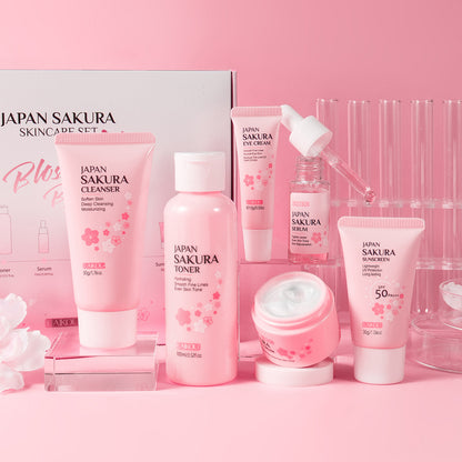 Japanese Set Of Cherry Blossom Skin Care