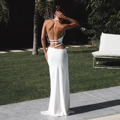 Backless Halter Vest