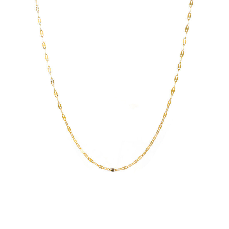 Lip Gold Necklace